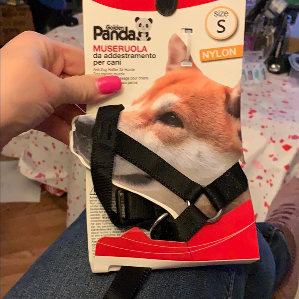 New Golden Panda Training muzzle size small